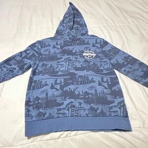 H&M Navy Graphic Hoodie